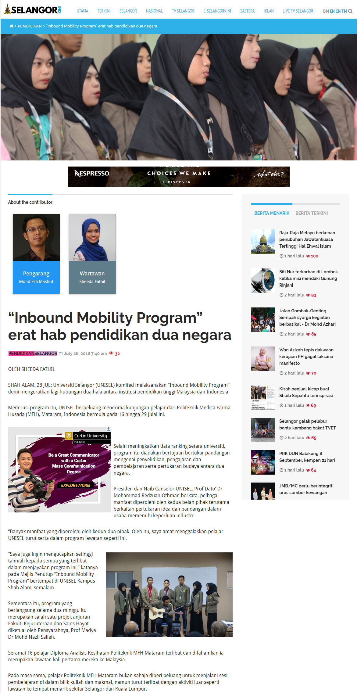 Selangorkini Online - 28 Julai 2018