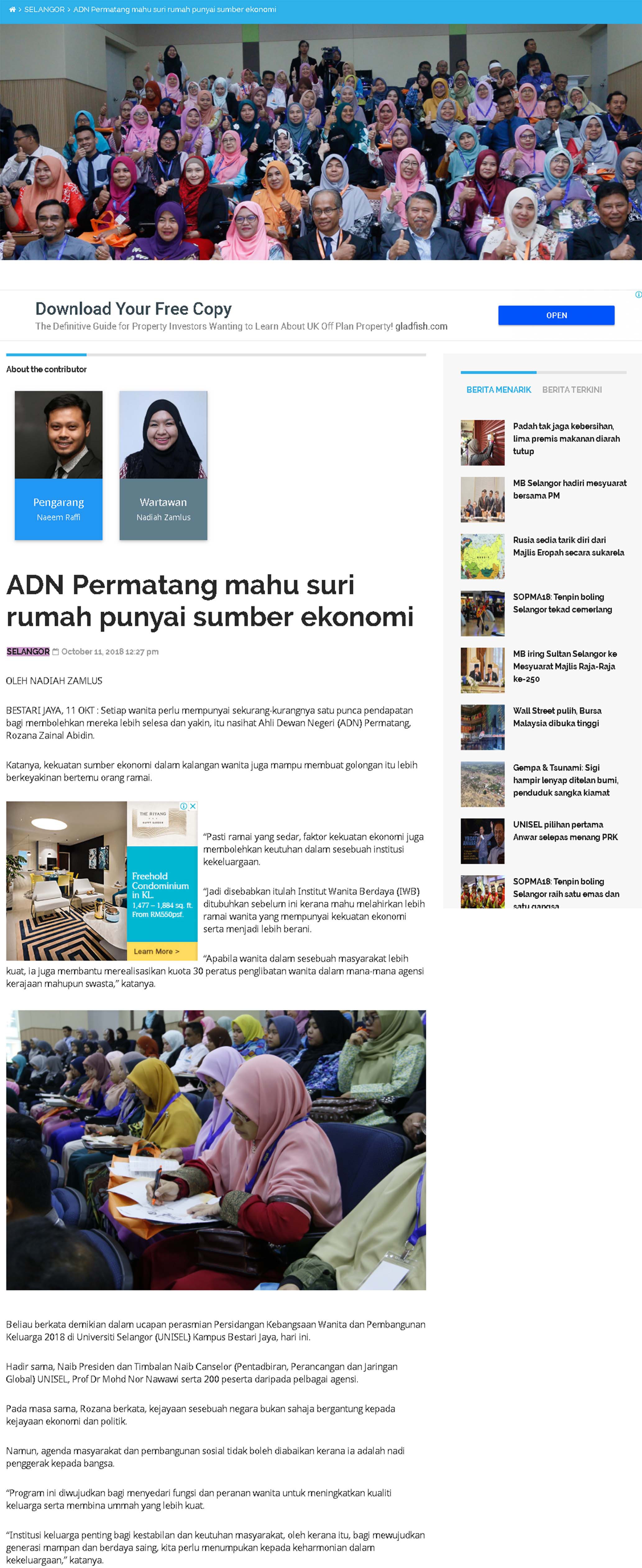 Selangor Kini Online - 11 Oktober 2018